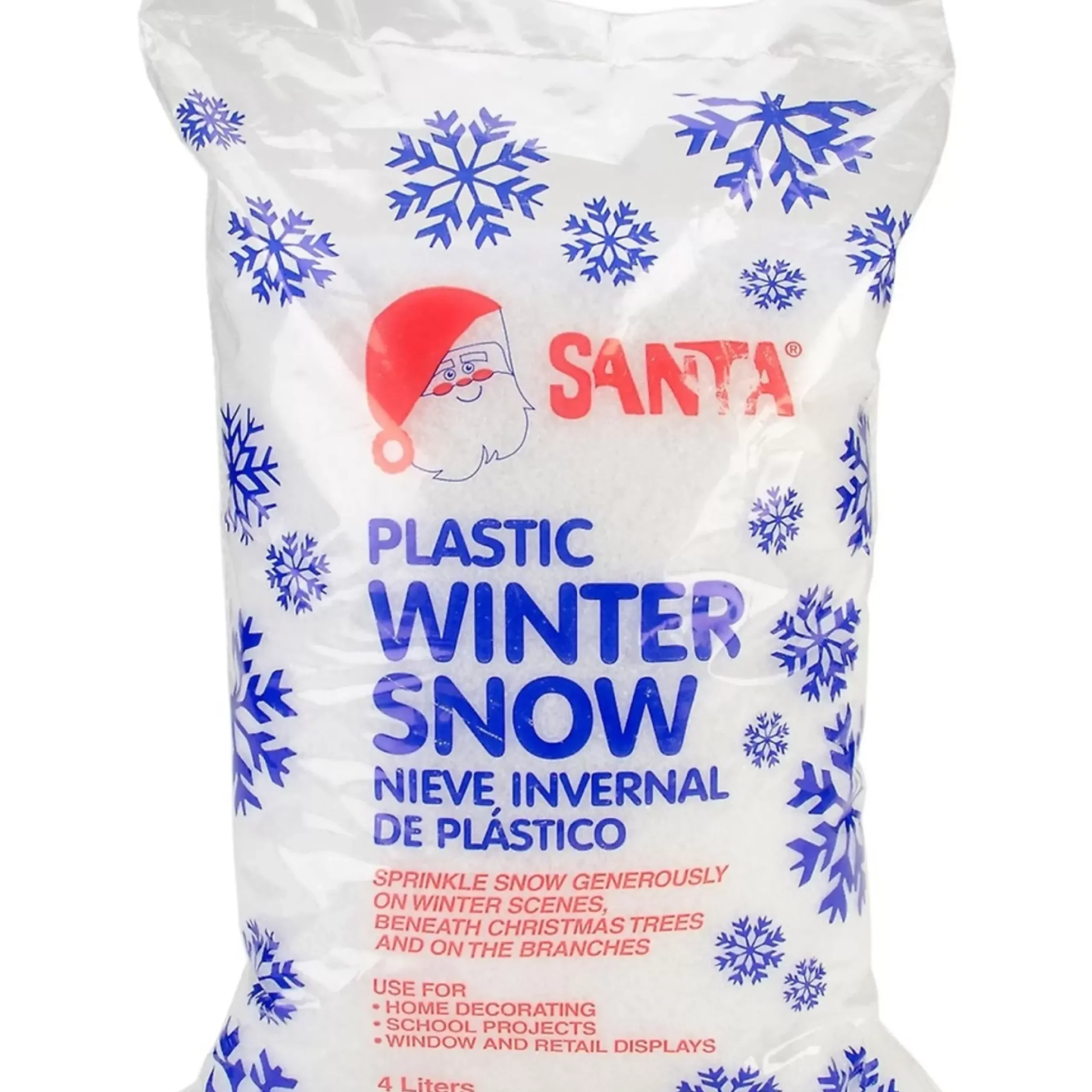 Santa Winter Snow Flakes - 4 Litres