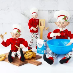 Santas Pantry Commis Chef Edmund Elf - 40Cm