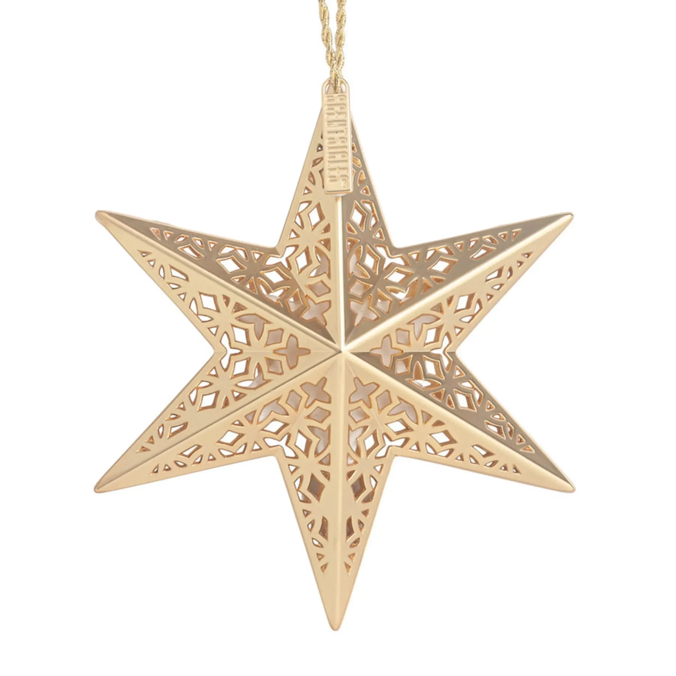 Scentsicles Gold Star Ornament With White Winter Fir Fragrance -13Cm