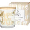 Sea Salt & Lemon Myrtle Scented Soy Candle