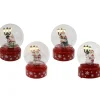 Snowing Musical Santa Snow Globe (4 Styles) - 18Cm