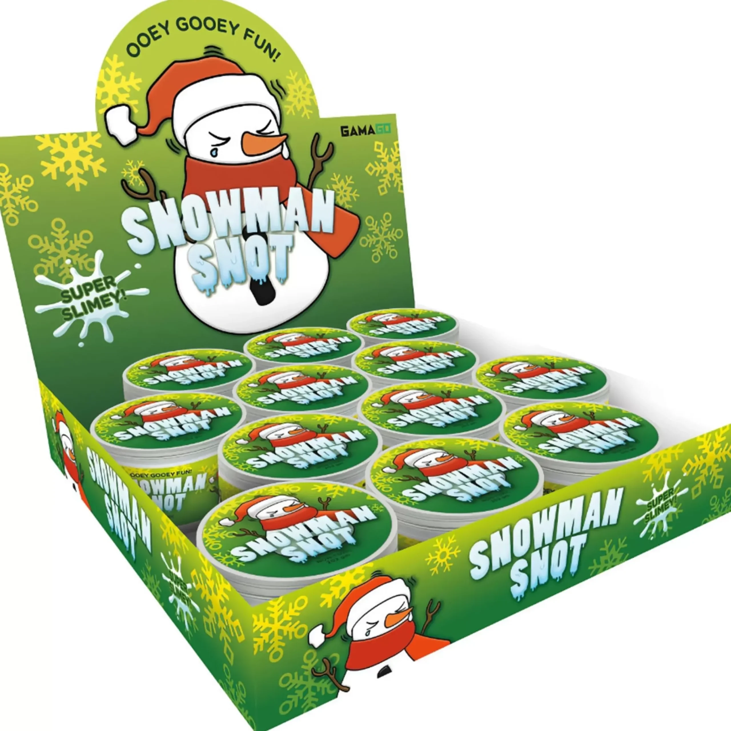 Snowman Ooey Gooey Slime Fun