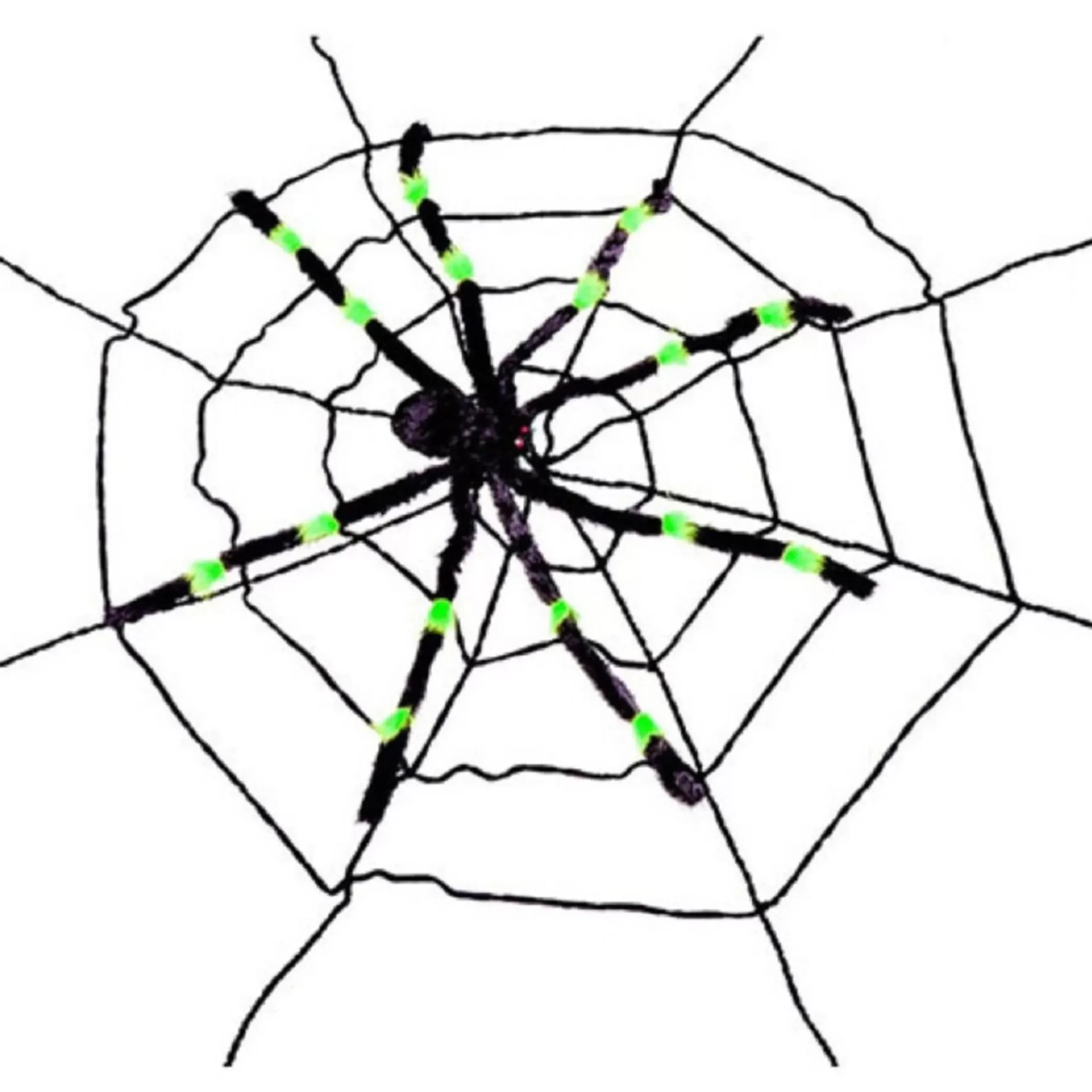 Spider Web With Neon Spider - 2M
