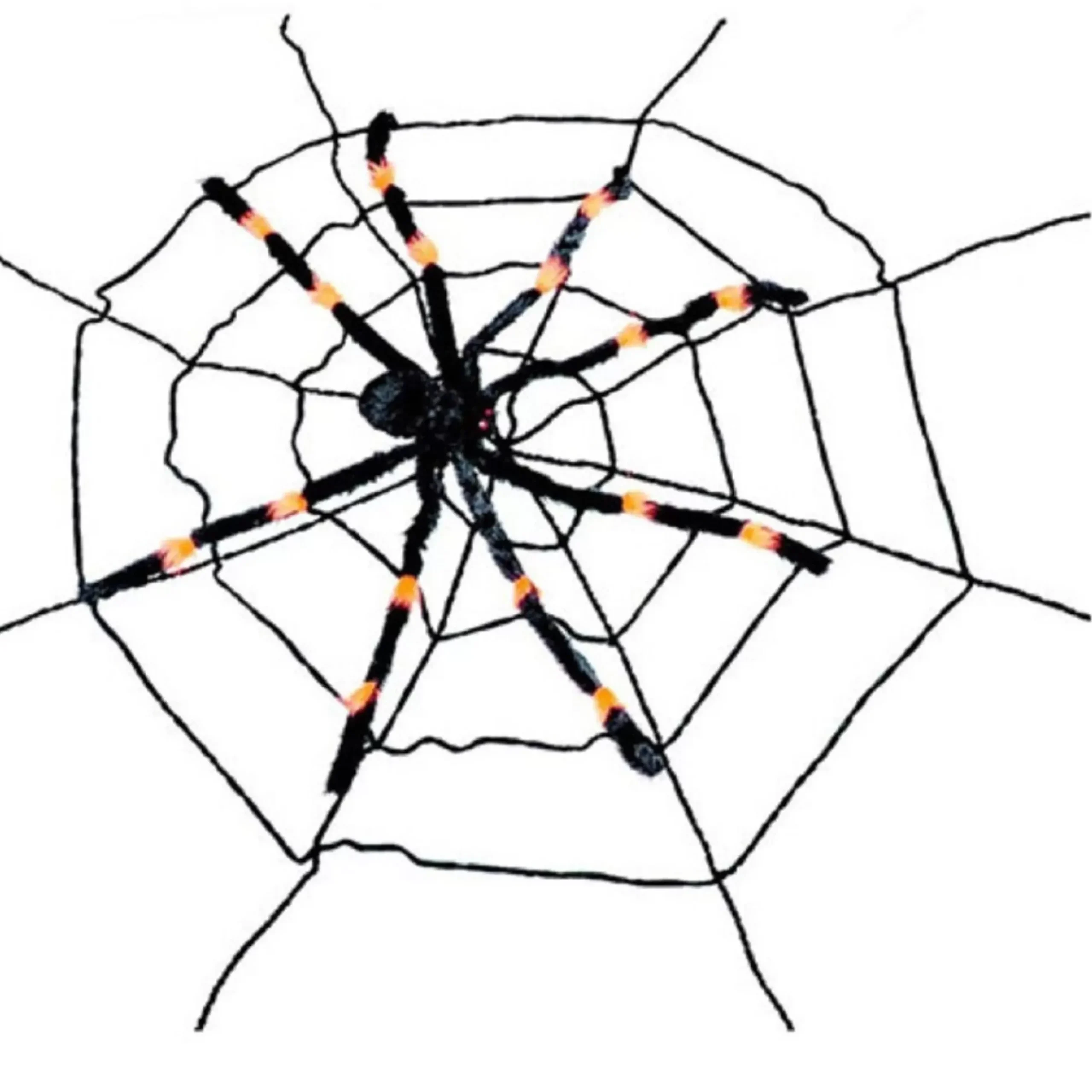 Spider Web With Neon Spider - 2M