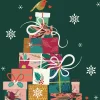 Stack Of Presents Luncheon Napkin (Pack Of 20) - 33Cm