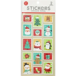 Stamp Stickers 2 Sheets (4 Styles)