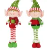 Standing Christmas Elf With Big Head (2 Designs) - 55Cm