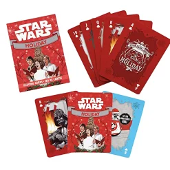 Star Wars Christmas Holiday Playing Cards - 9Cm