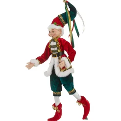 Traditional Jester Christmas Elf (2 Styles) - 40.5Cm