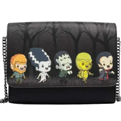Universal Monsters - Loungefly Chibi Chain Strap Crossbody Bag - 24Cm