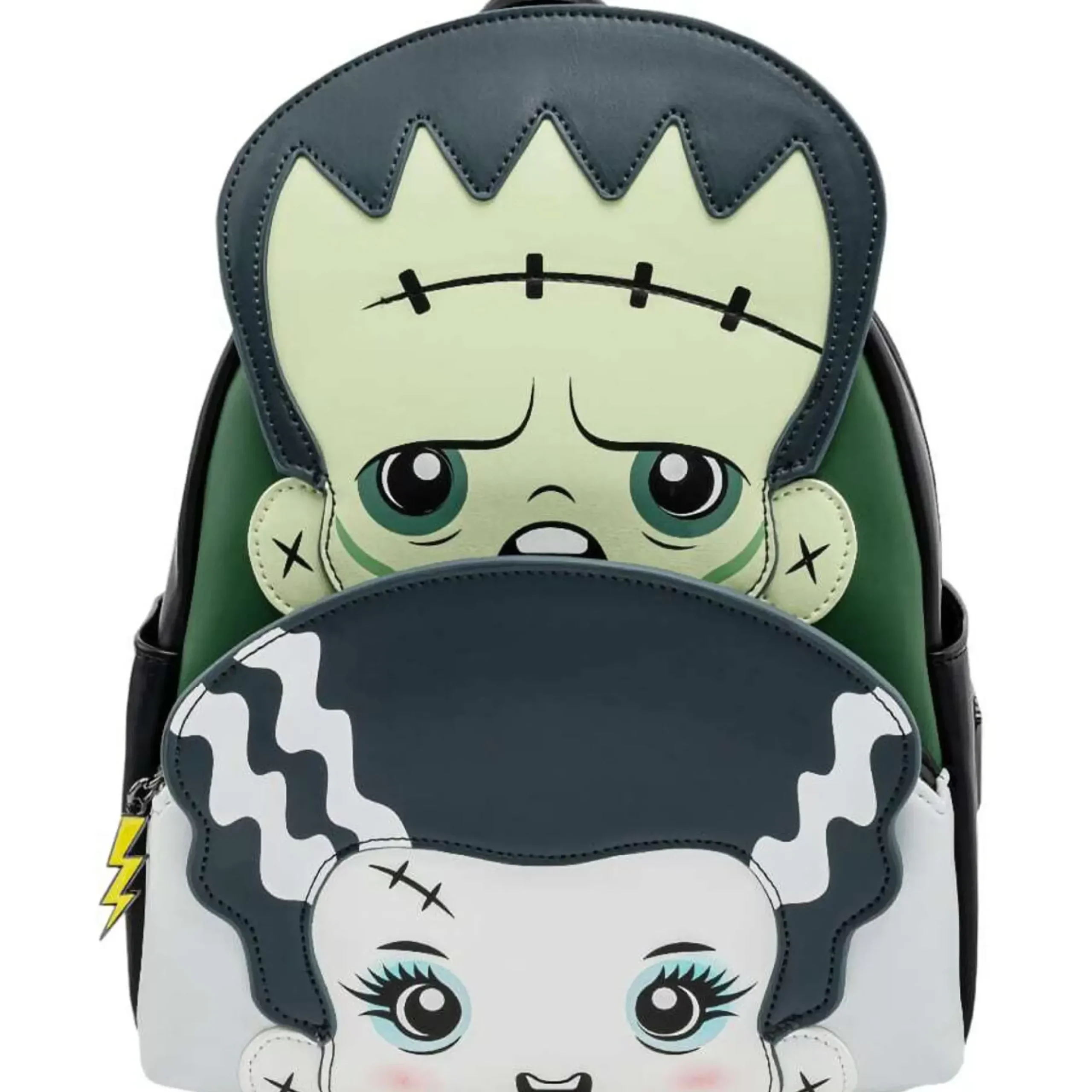 Universal Monsters Loungefly Frankie And Bride Mini Backpack - 25.5Cm