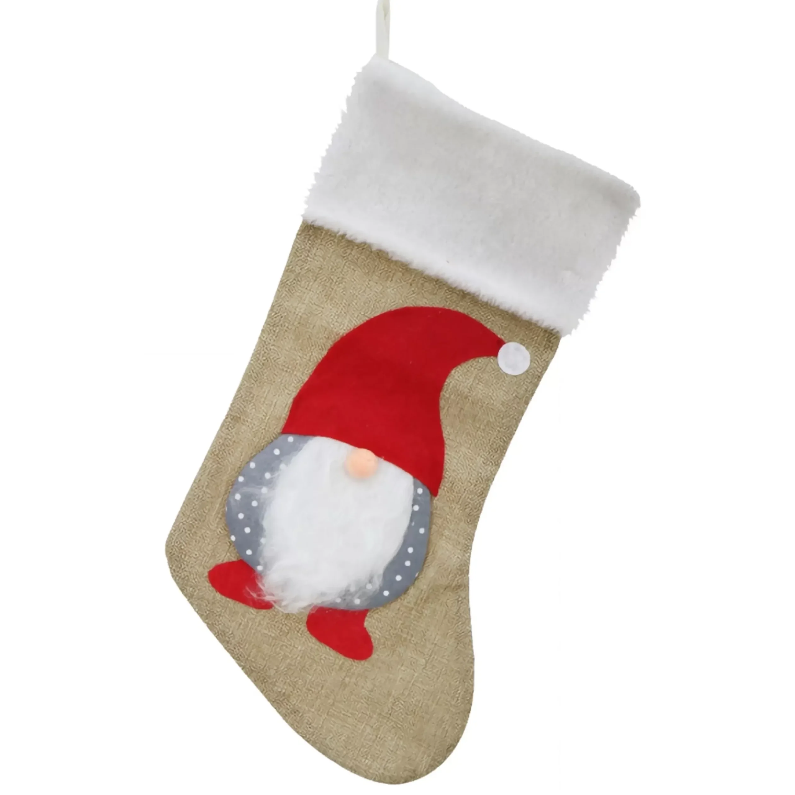 Vintage Gnome Stocking (3 Styles) - 50Cm