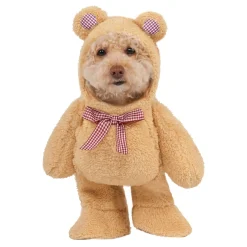 Walking Teddy Bear Pet Costume - Large