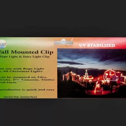 Wall Mounted Light Clip (Pack Of 100)