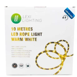 Warm White Connectable Led Rope Light - 10M