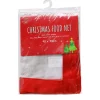 White Food Net With Red Trim - 90Cm