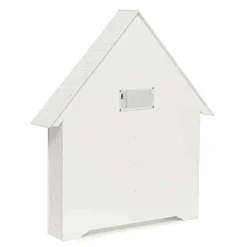 White Illuminated Nativity Scene Advent Calendar - 45Cm