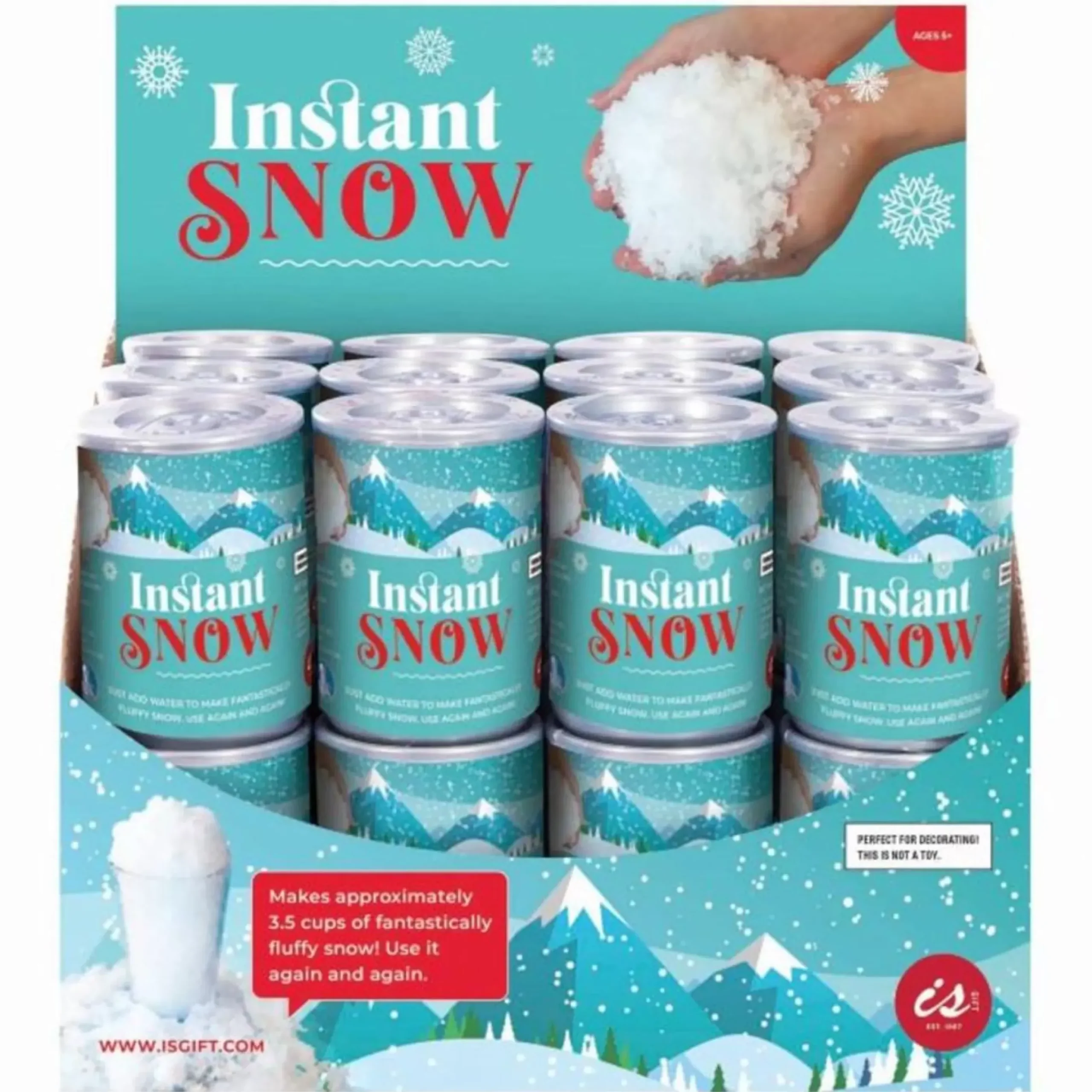 White Instant Snow In A Can - 50G