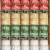 Woven Christmas Ribbon (5 Colours) - 3M